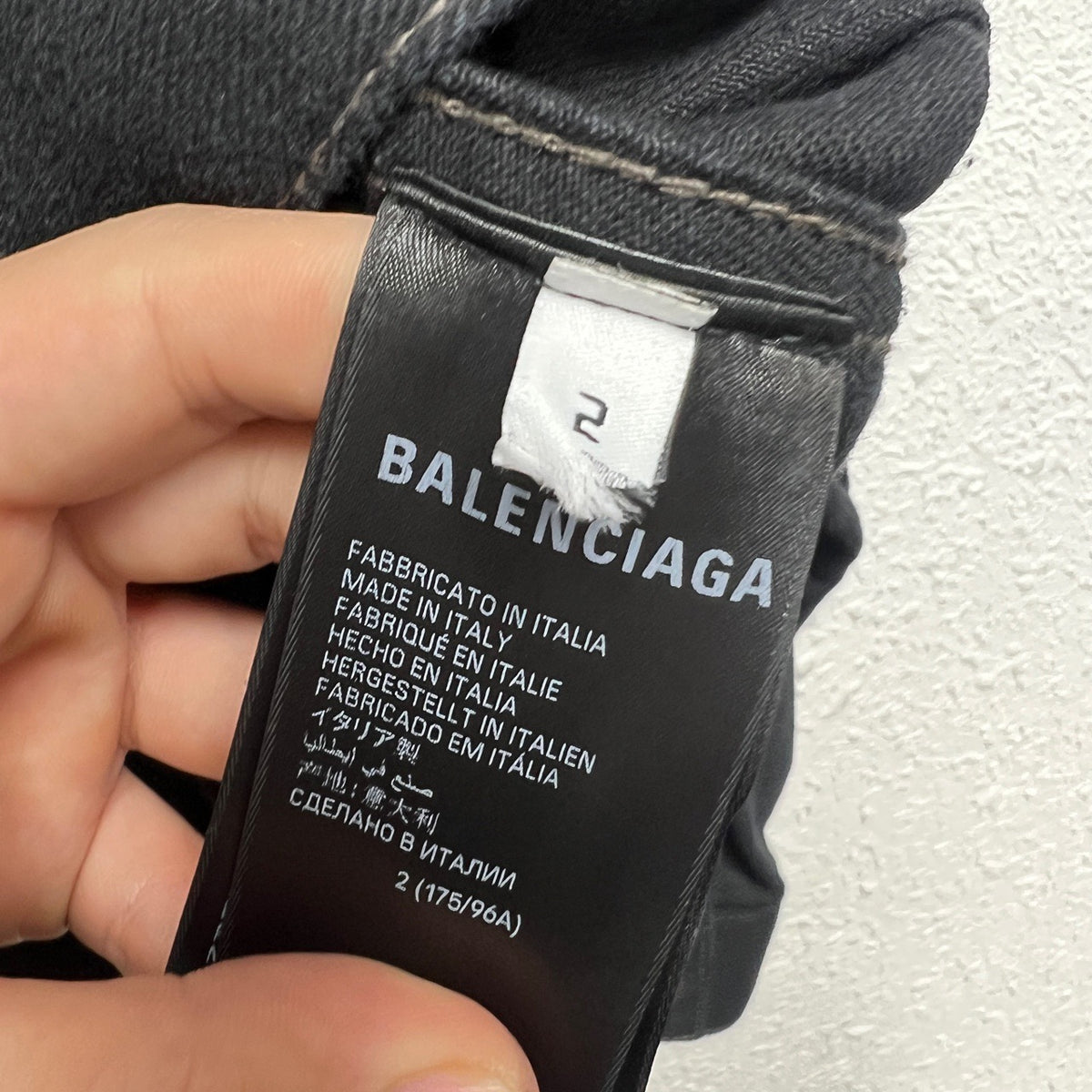 Balenciaga - Other - Denim - Jeans - Black - (2)