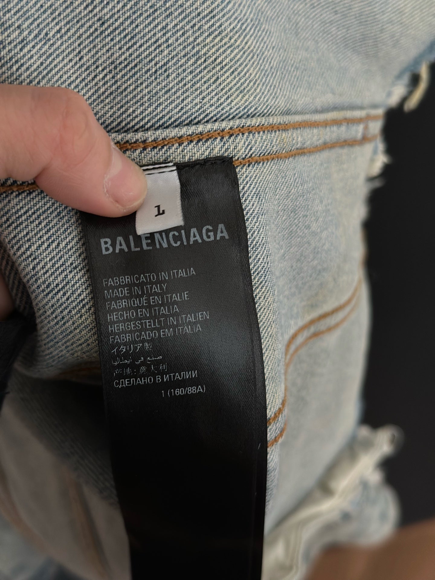 Balenciaga - Other - Denim - Jeans - Blue - (L)