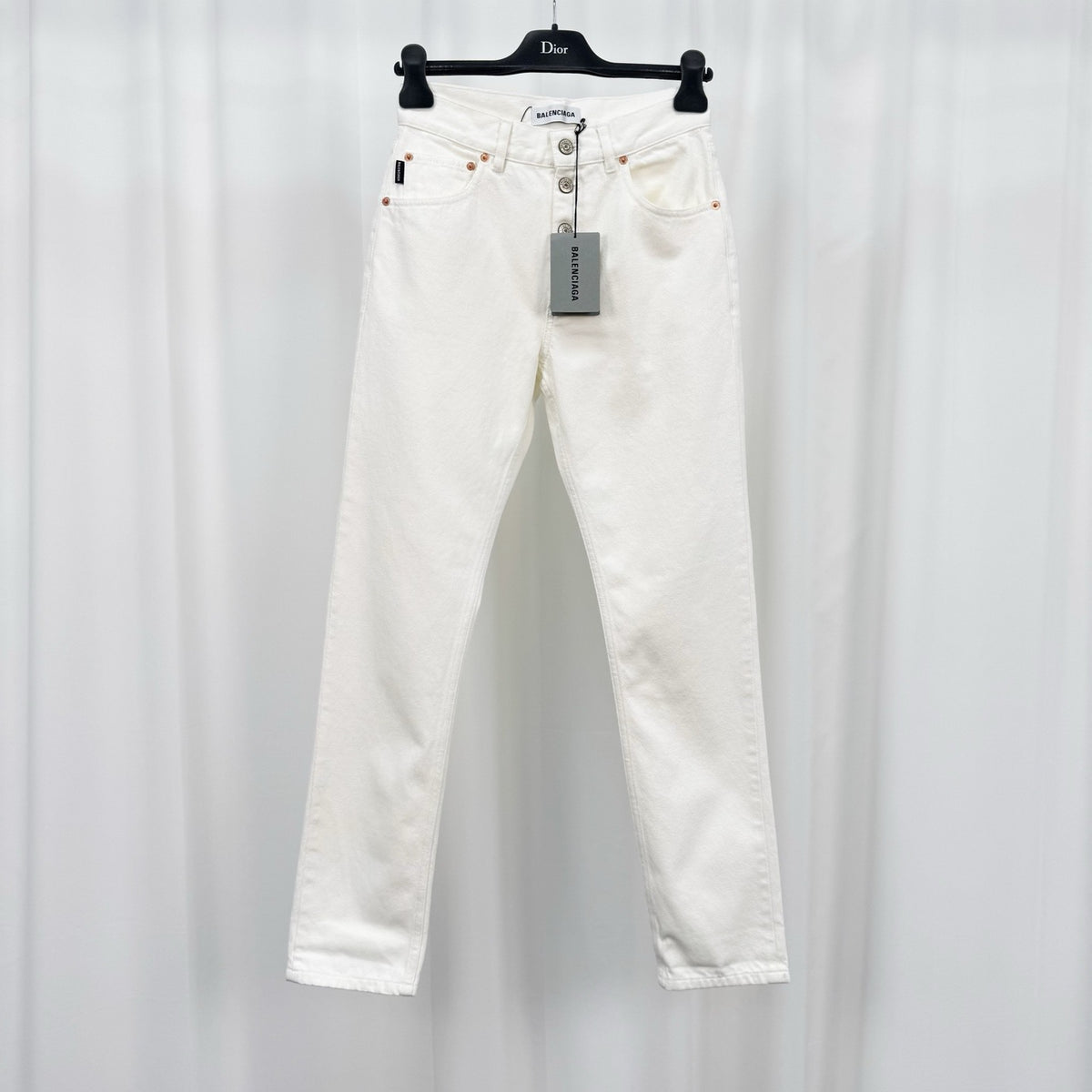 Balenciaga - Other - Denim - Jeans - White - (26)
