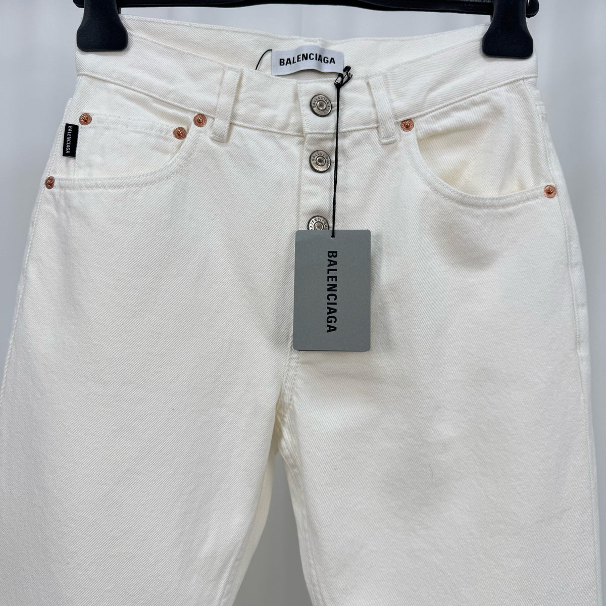 Balenciaga - Other - Denim - Jeans - White - (26)