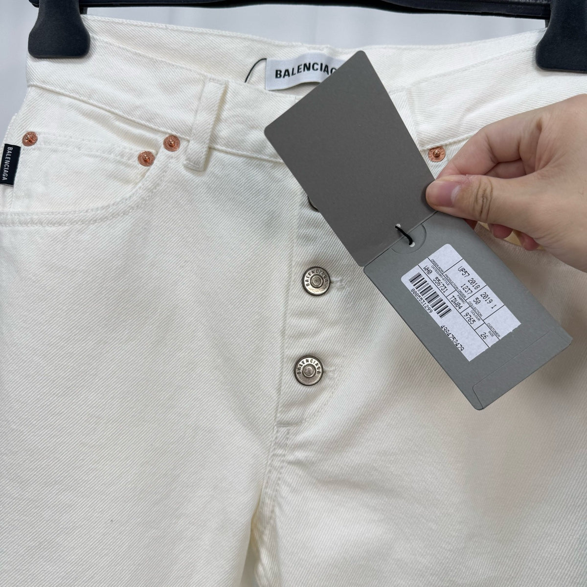 Balenciaga - Other - Denim - Jeans - White - (26)