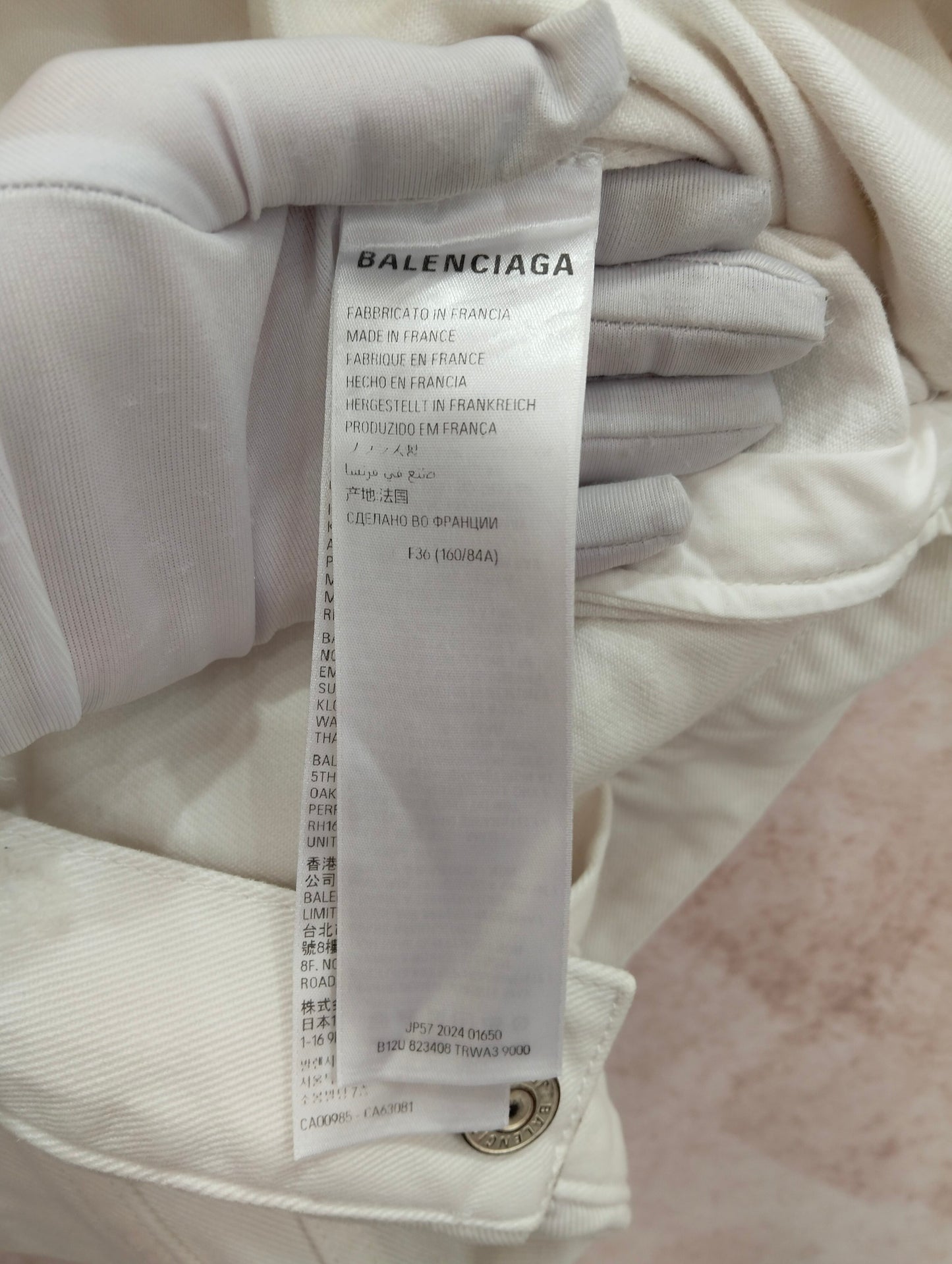 Balenciaga - Other - Denim - Jeans - White - (36)
