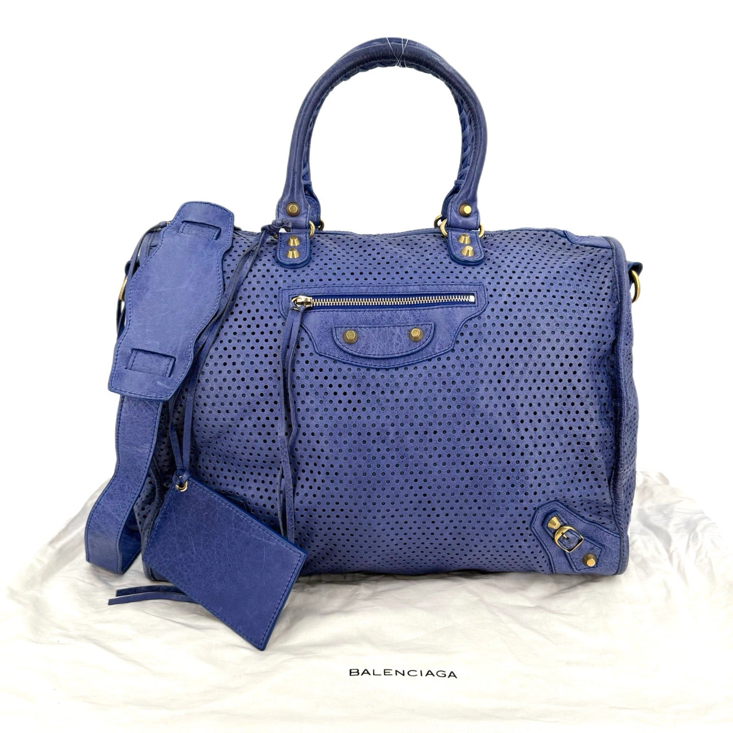 Balenciaga - Other - Leather - Blue - (large)