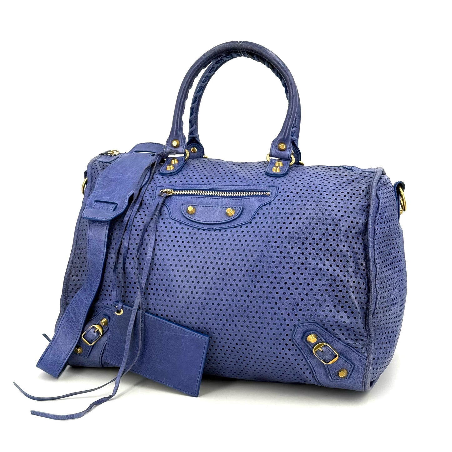Balenciaga - Other - Leather - Blue - (large)