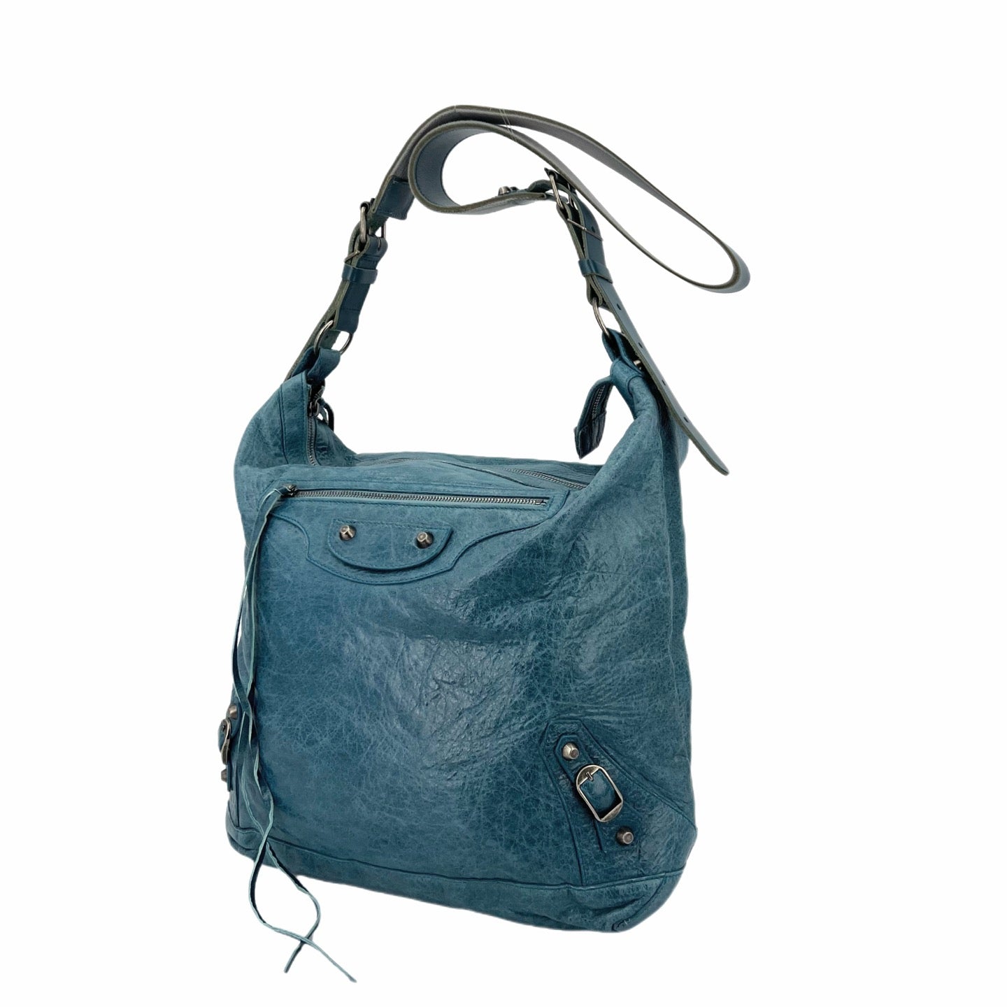 Balenciaga - Other - Leather - Blue - (large)