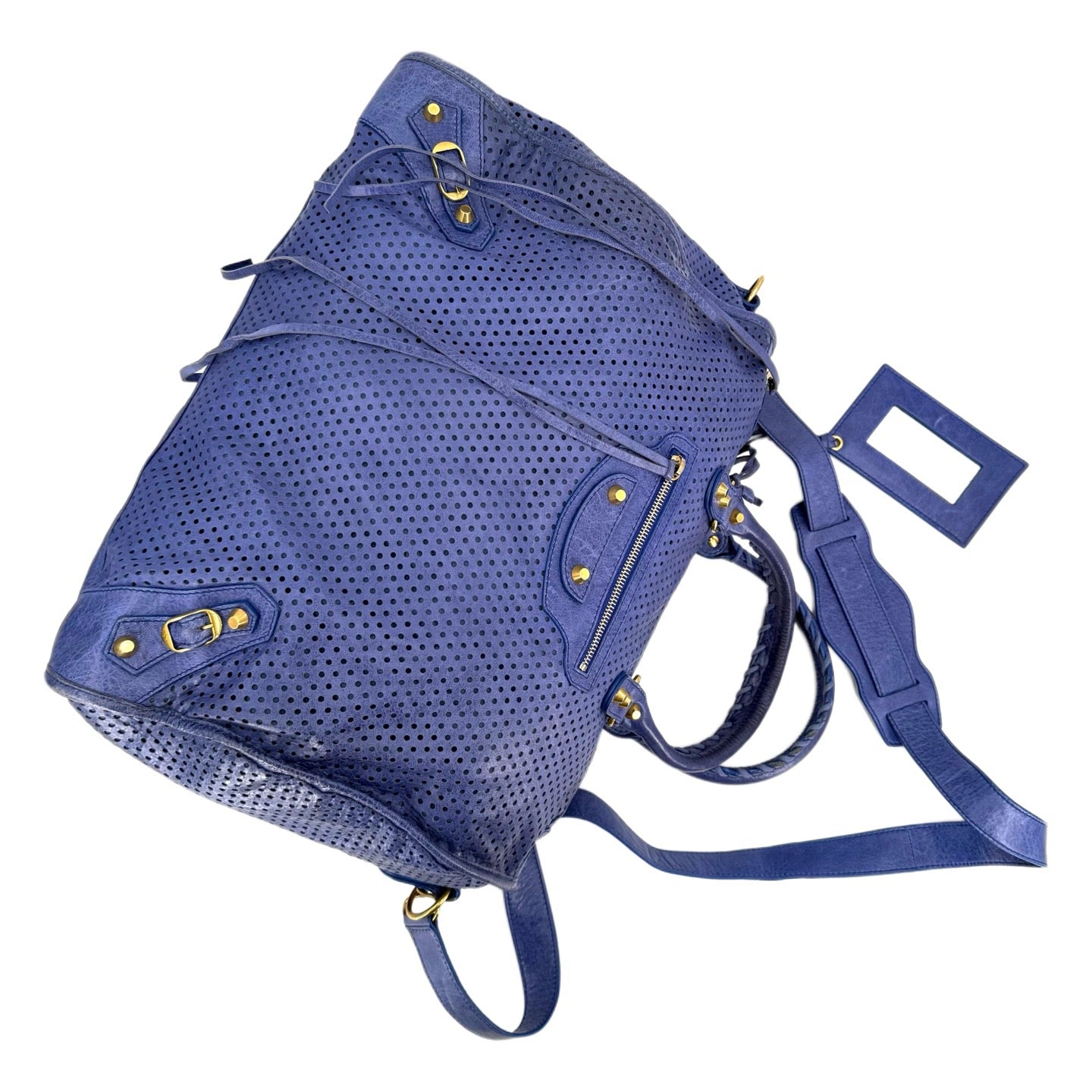 Balenciaga - Other - Leather - Blue - (large)