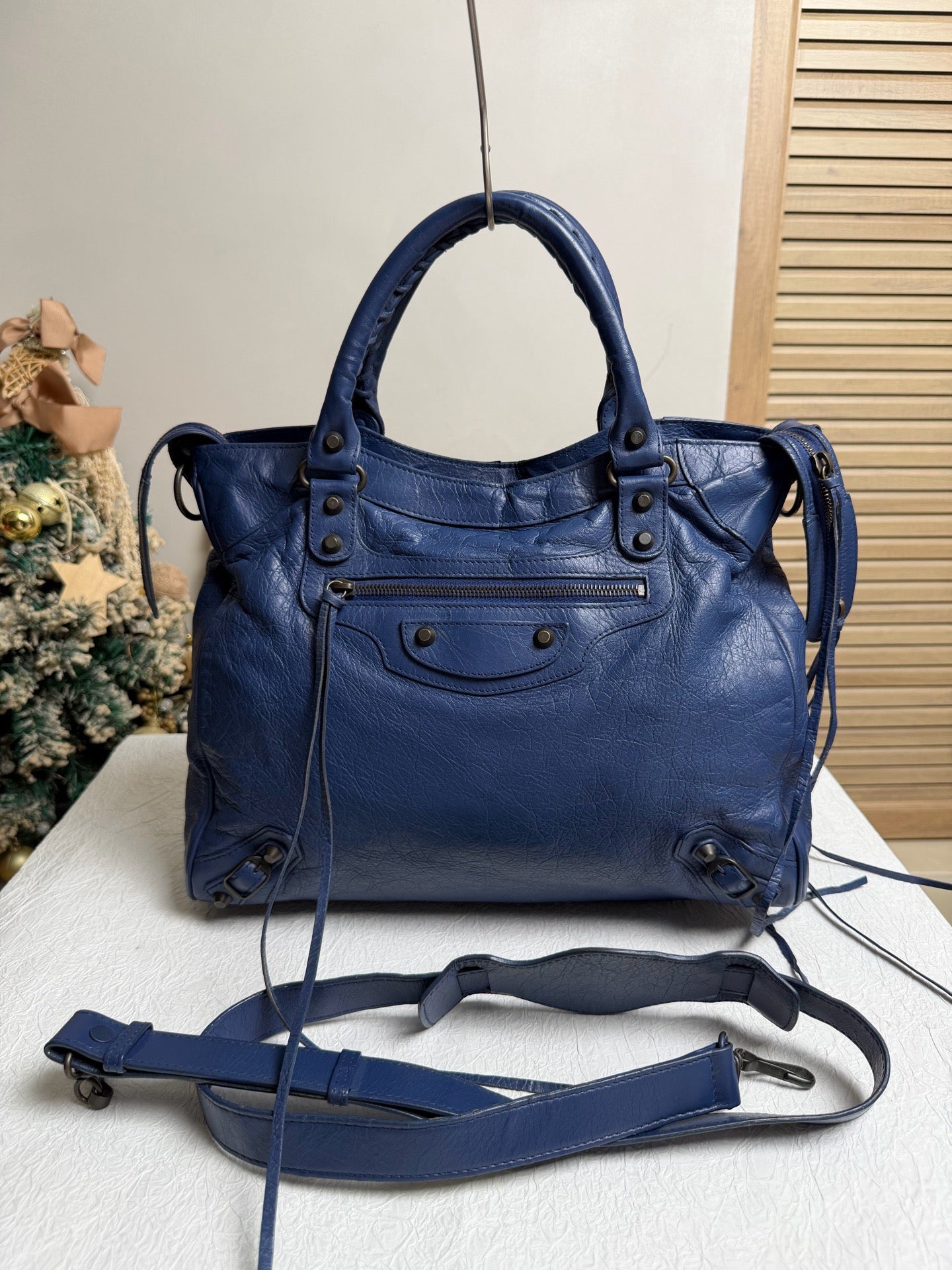 Balenciaga - Other - Leather - Blue - (medium)