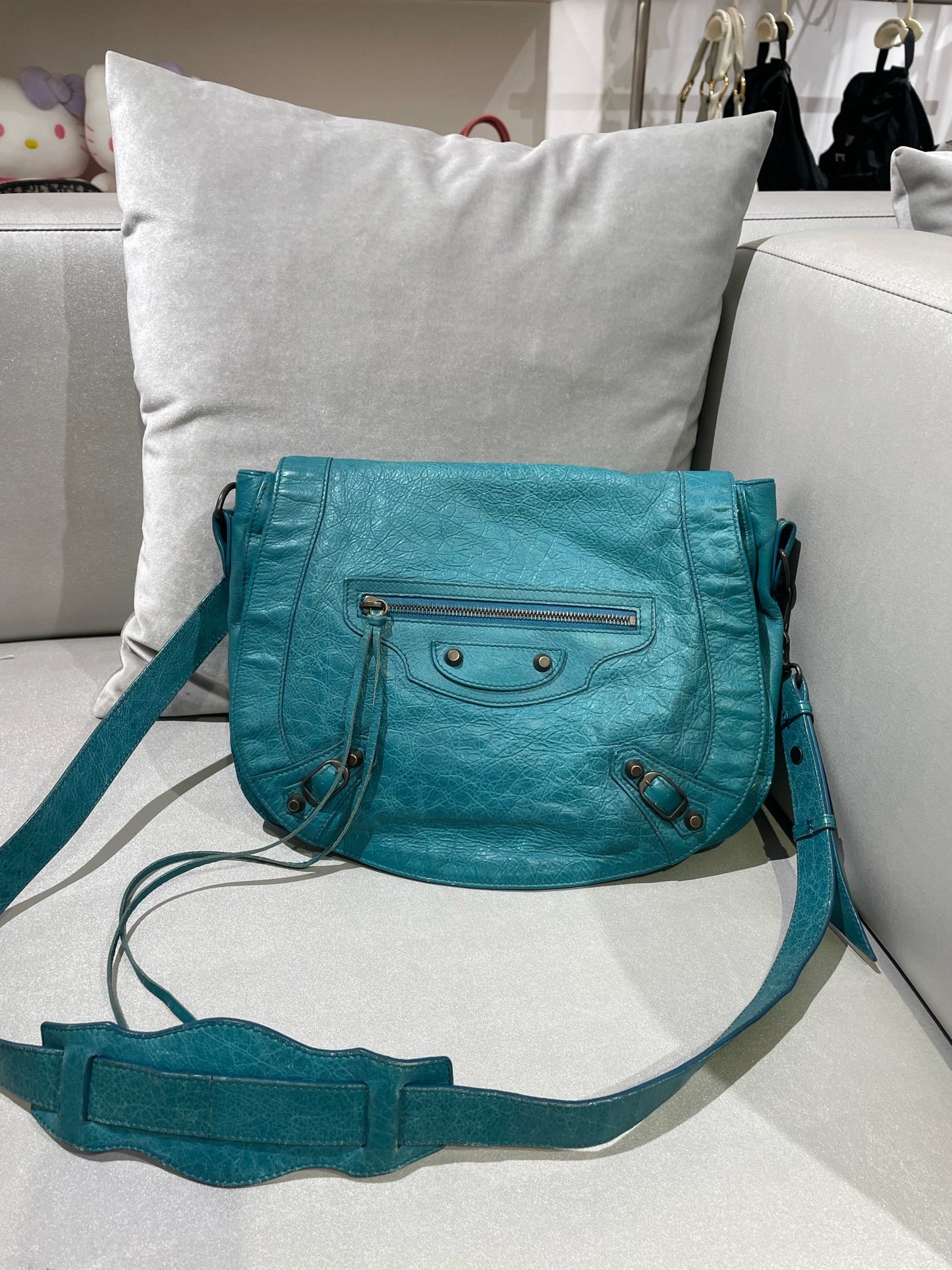 Balenciaga - Other - Leather - Blue - (medium)