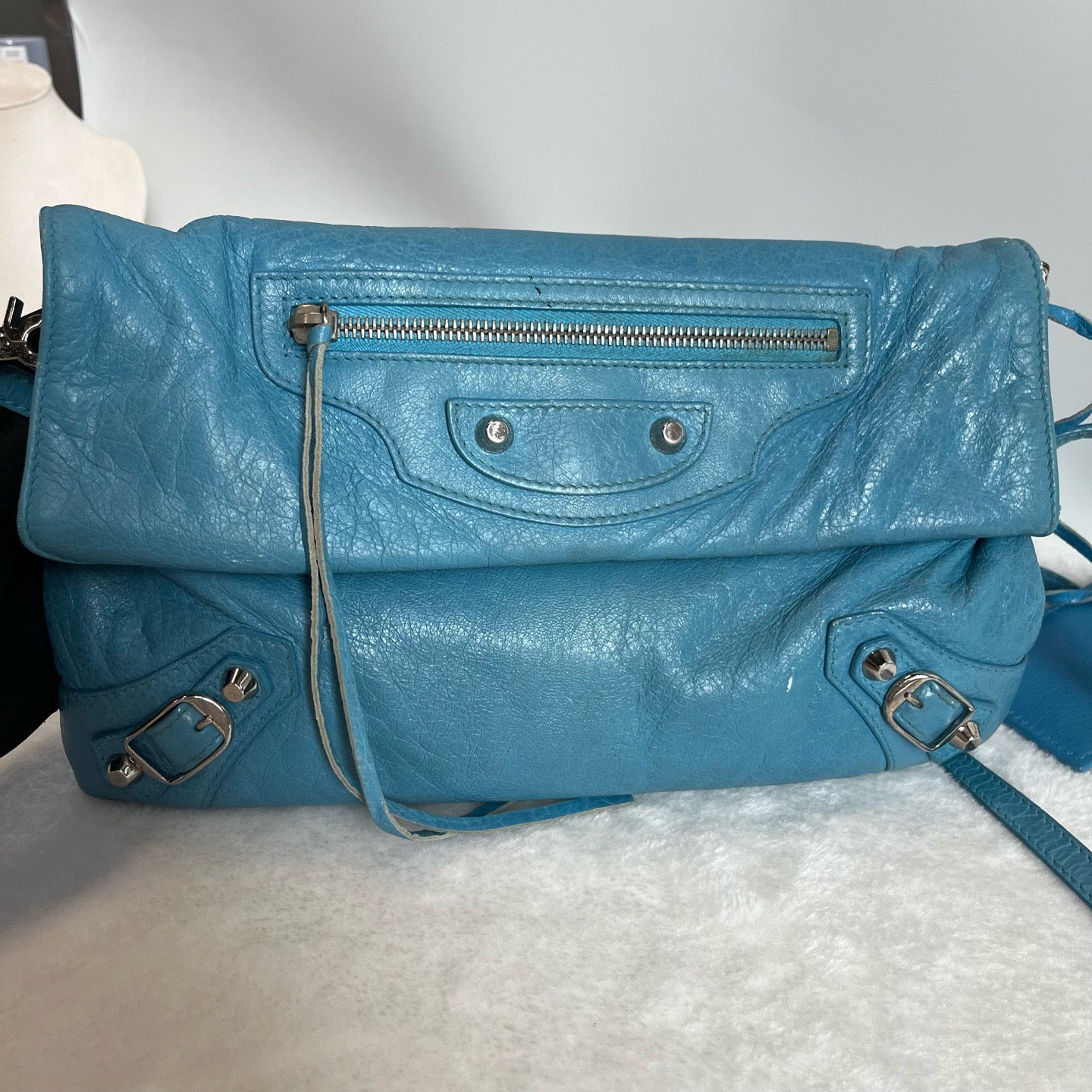 Balenciaga - Other - Leather - Blue - (medium)
