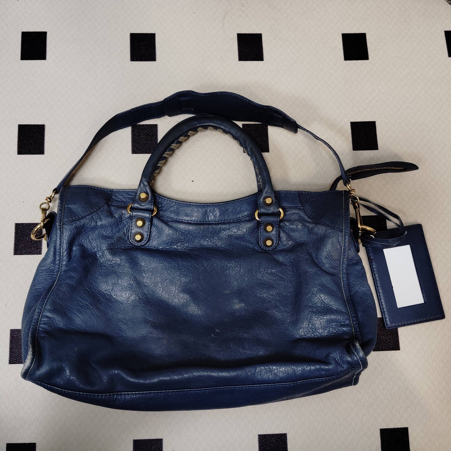 Balenciaga - Other - Leather - Blue - (medium)
