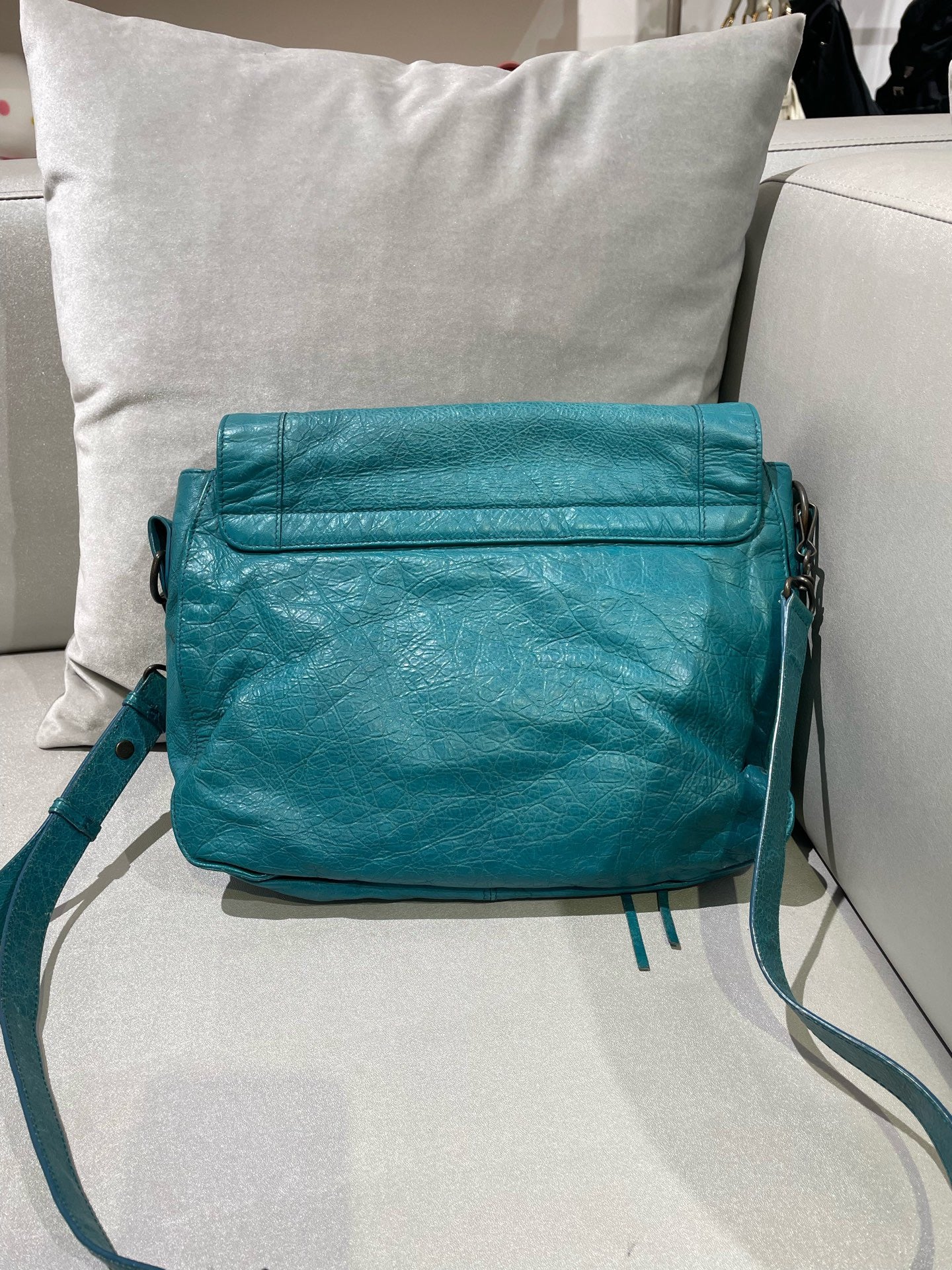Balenciaga - Other - Leather - Blue - (medium)