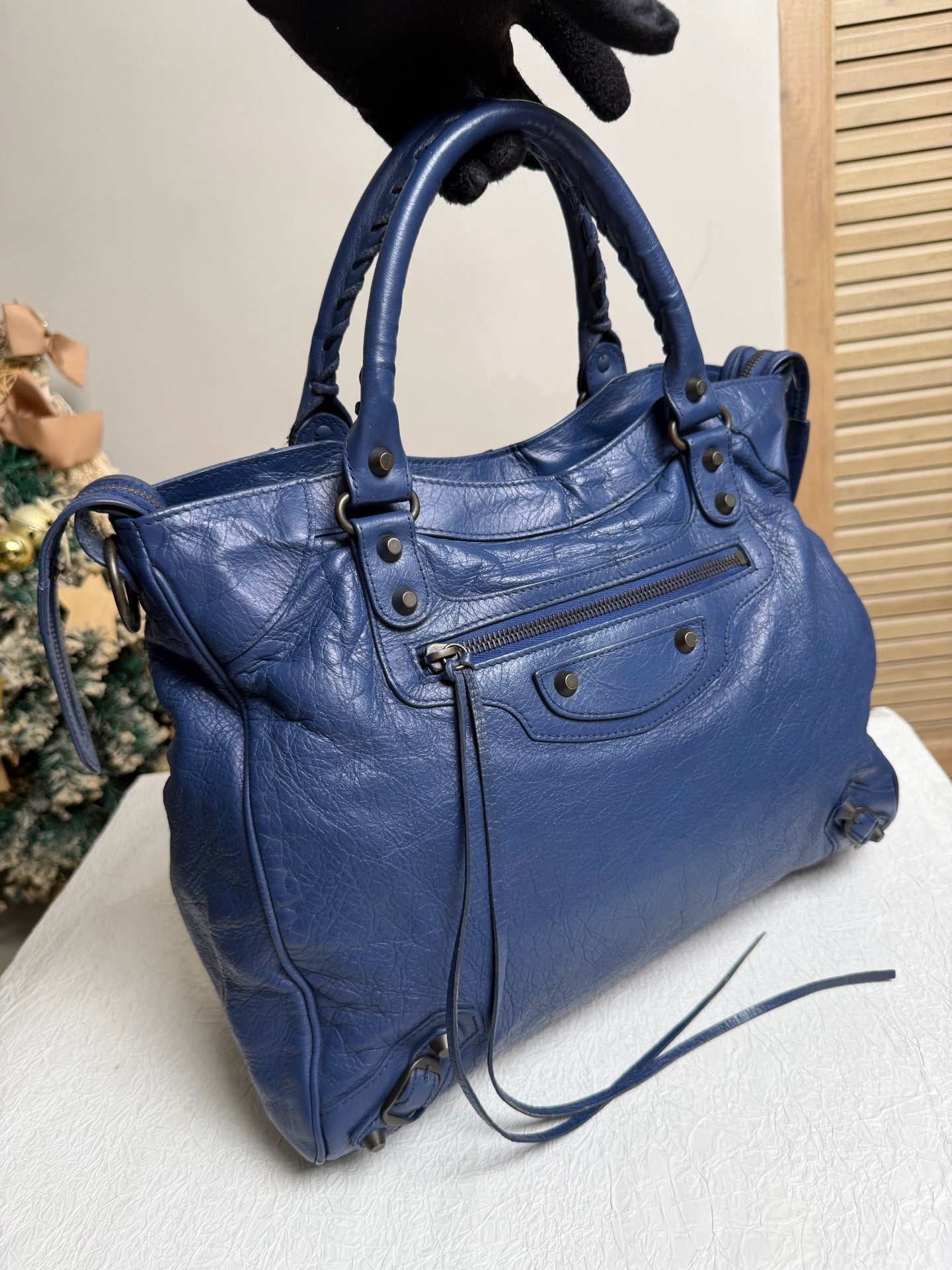Balenciaga - Other - Leather - Blue - (medium)