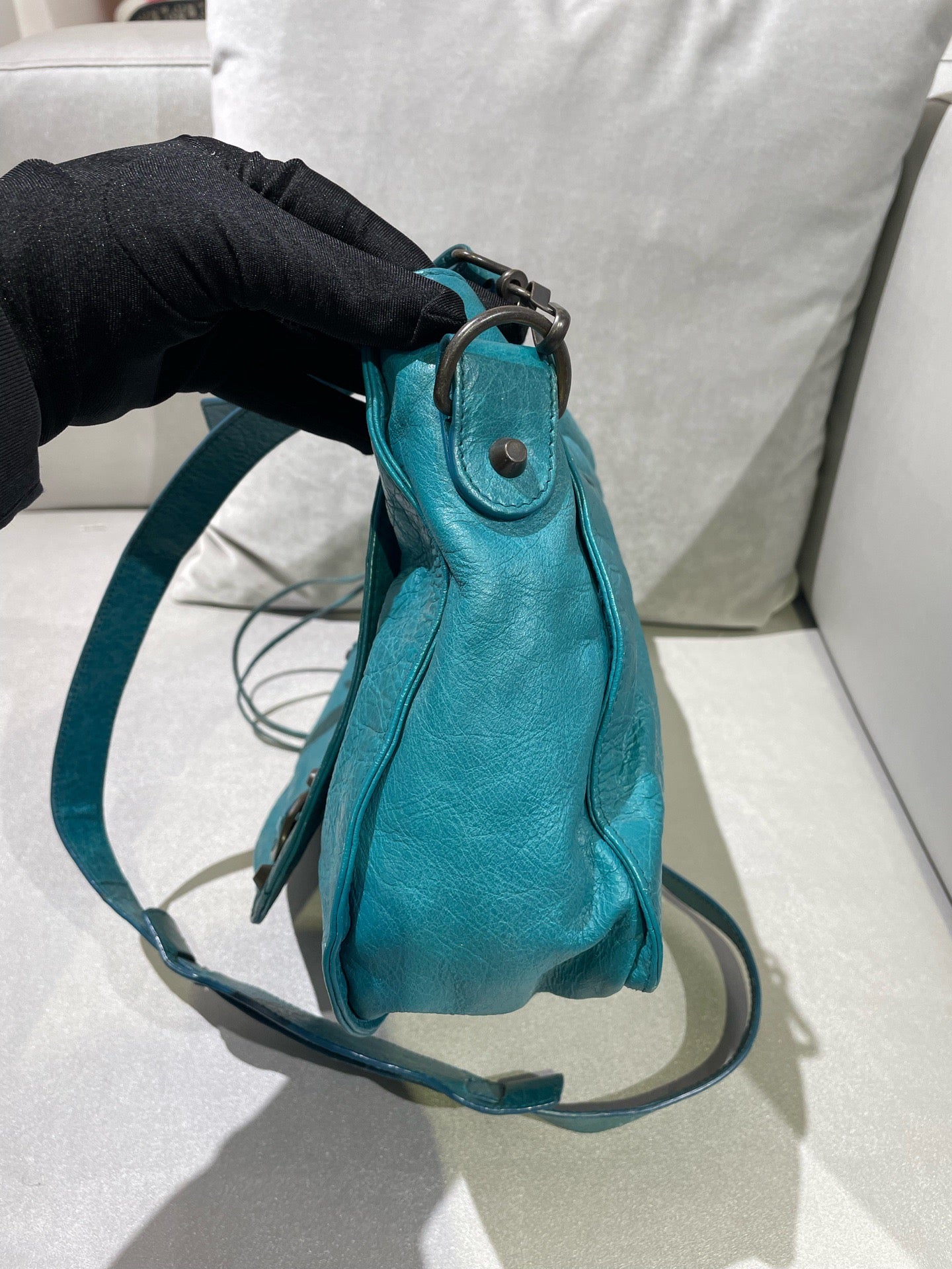 Balenciaga - Other - Leather - Blue - (medium)