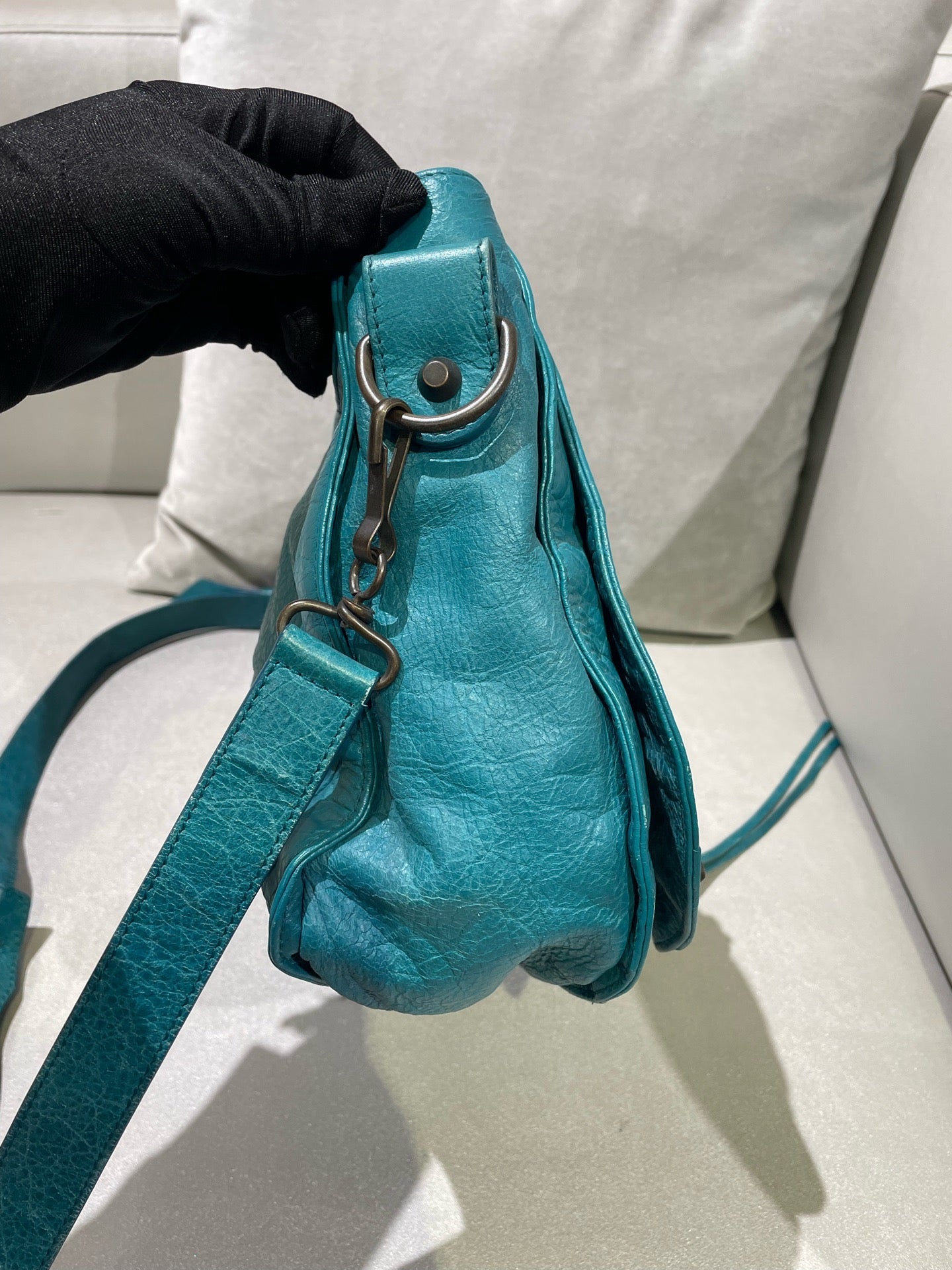 Balenciaga - Other - Leather - Blue - (medium)