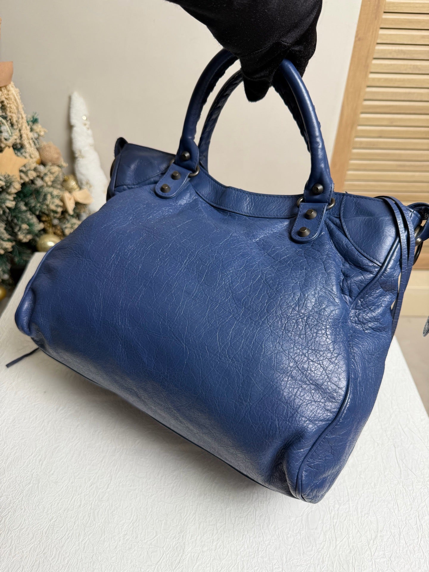 Balenciaga - Other - Leather - Blue - (medium)