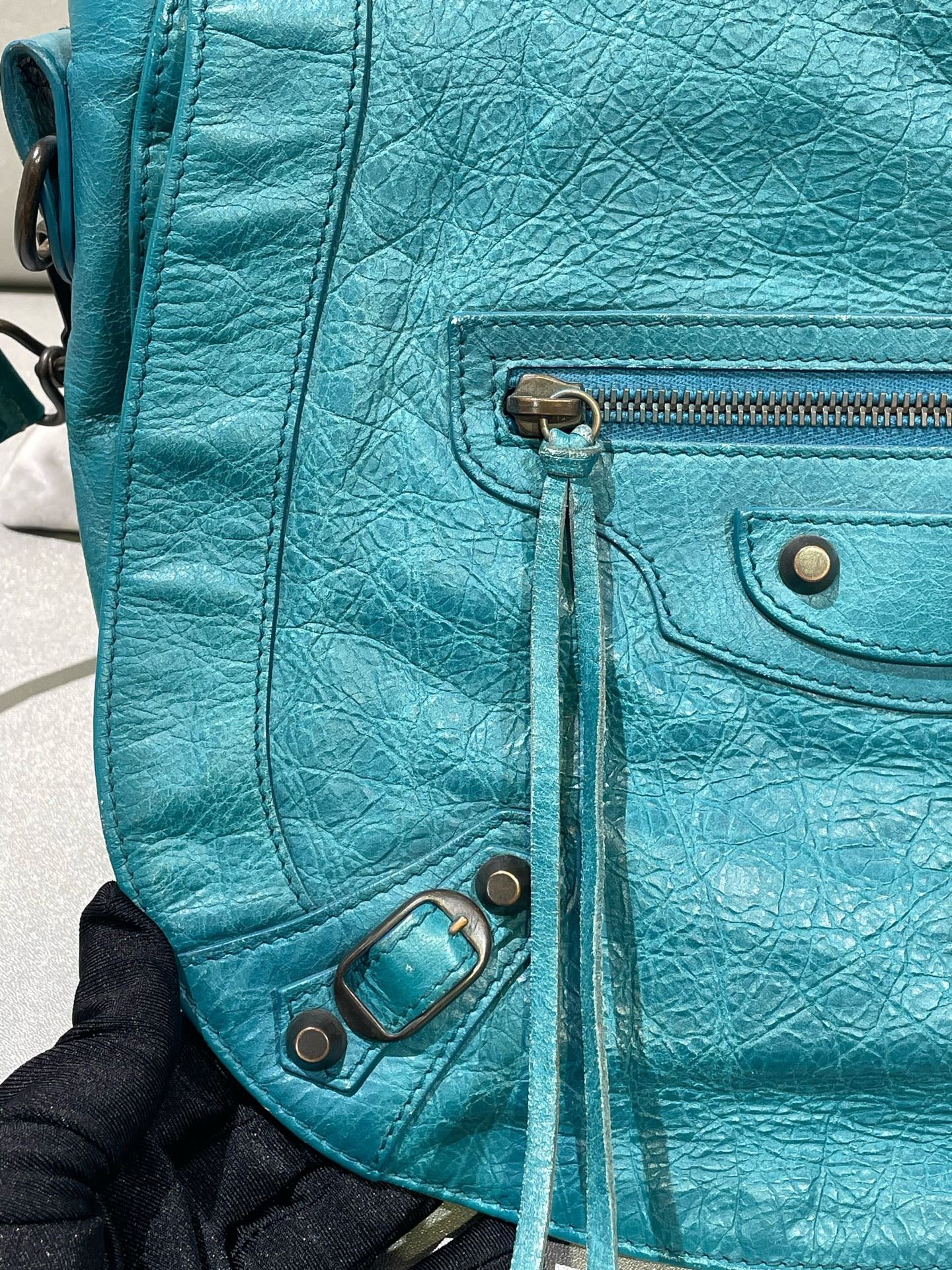 Balenciaga - Other - Leather - Blue - (medium)