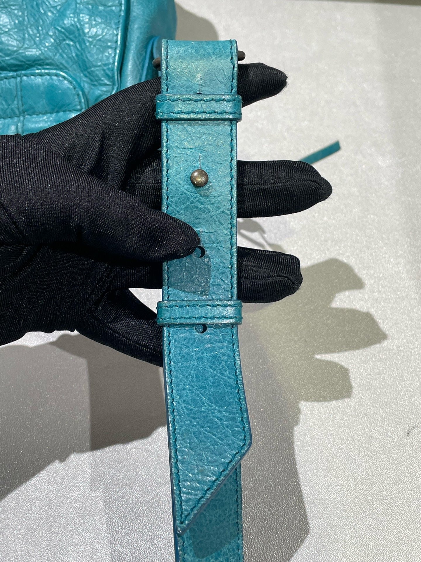 Balenciaga - Other - Leather - Blue - (medium)
