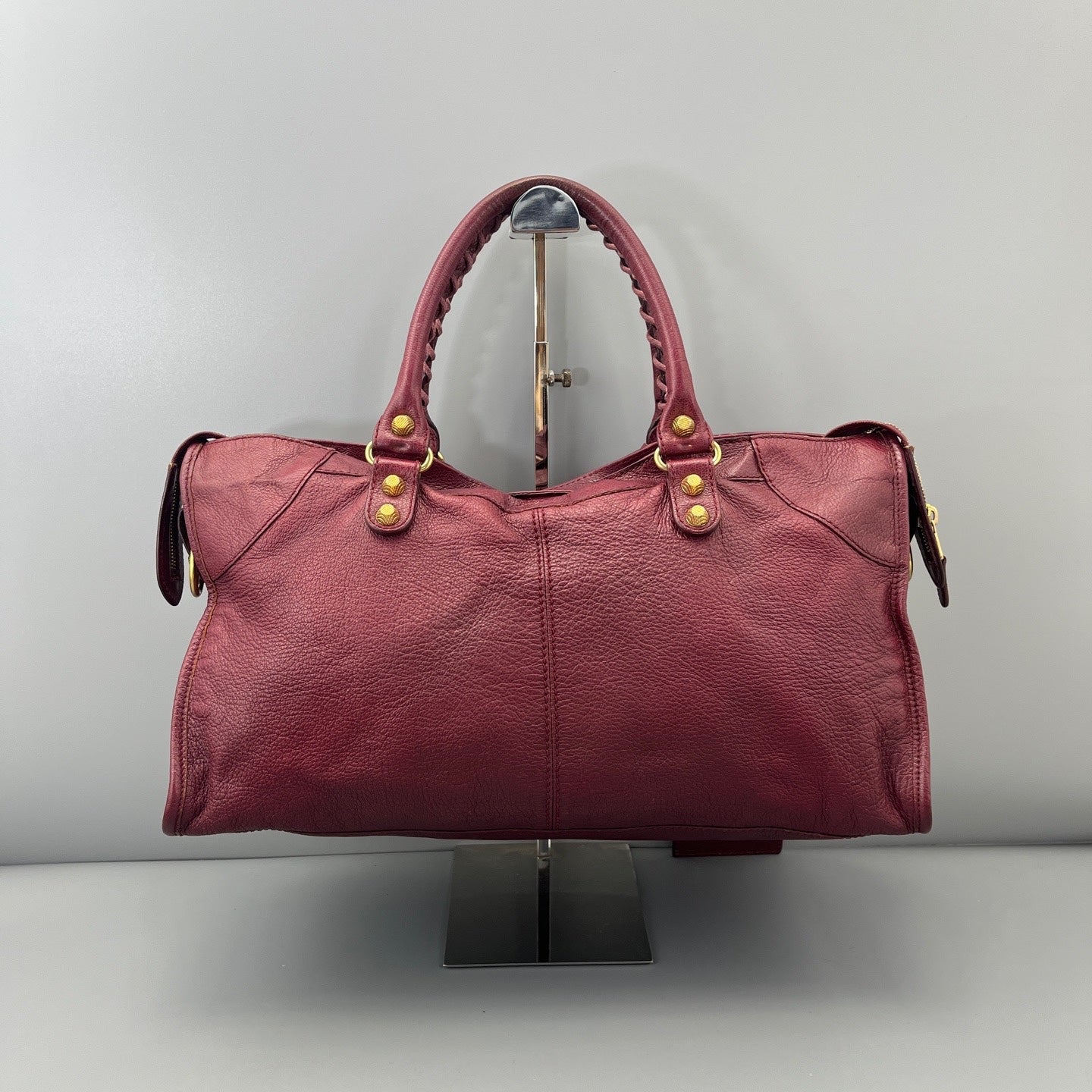 Balenciaga - Other - Leather - Burgundy - (large)