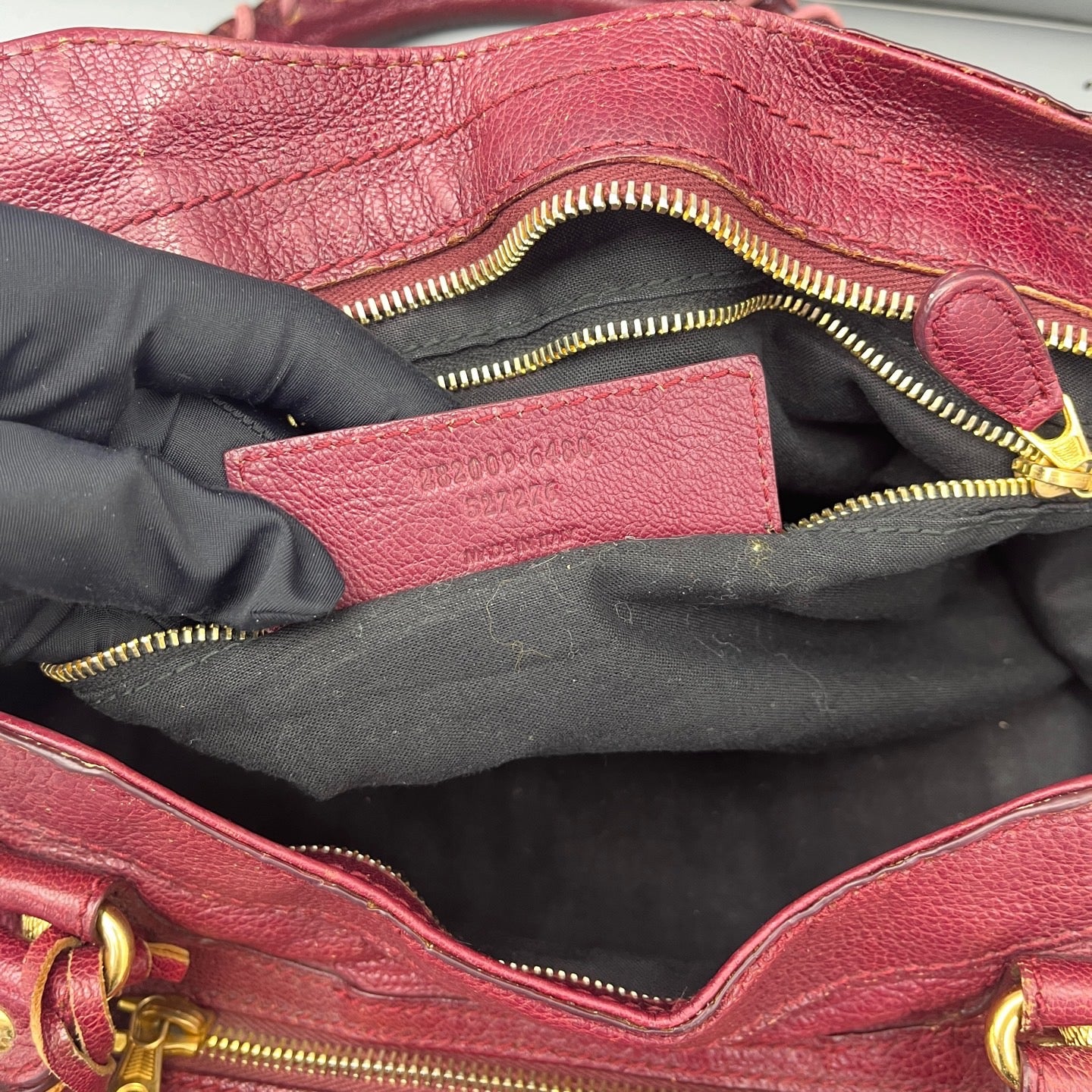Balenciaga - Other - Leather - Burgundy - (large)