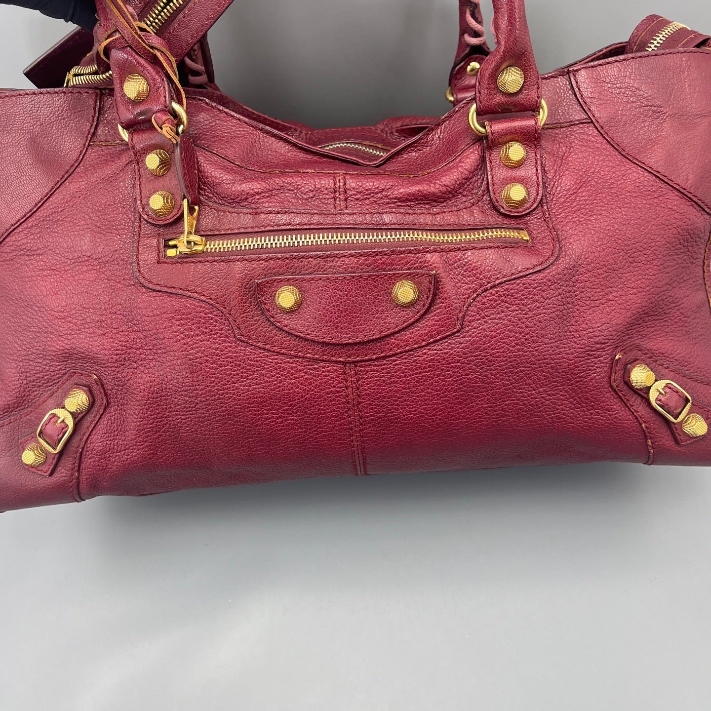 Balenciaga - Other - Leather - Burgundy - (large)