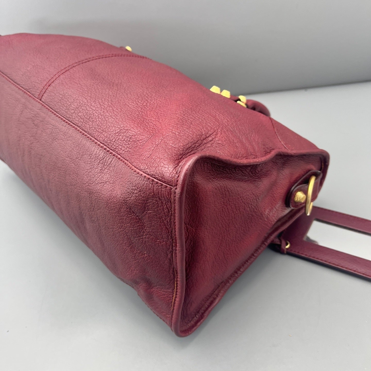 Balenciaga - Other - Leather - Burgundy - (large)