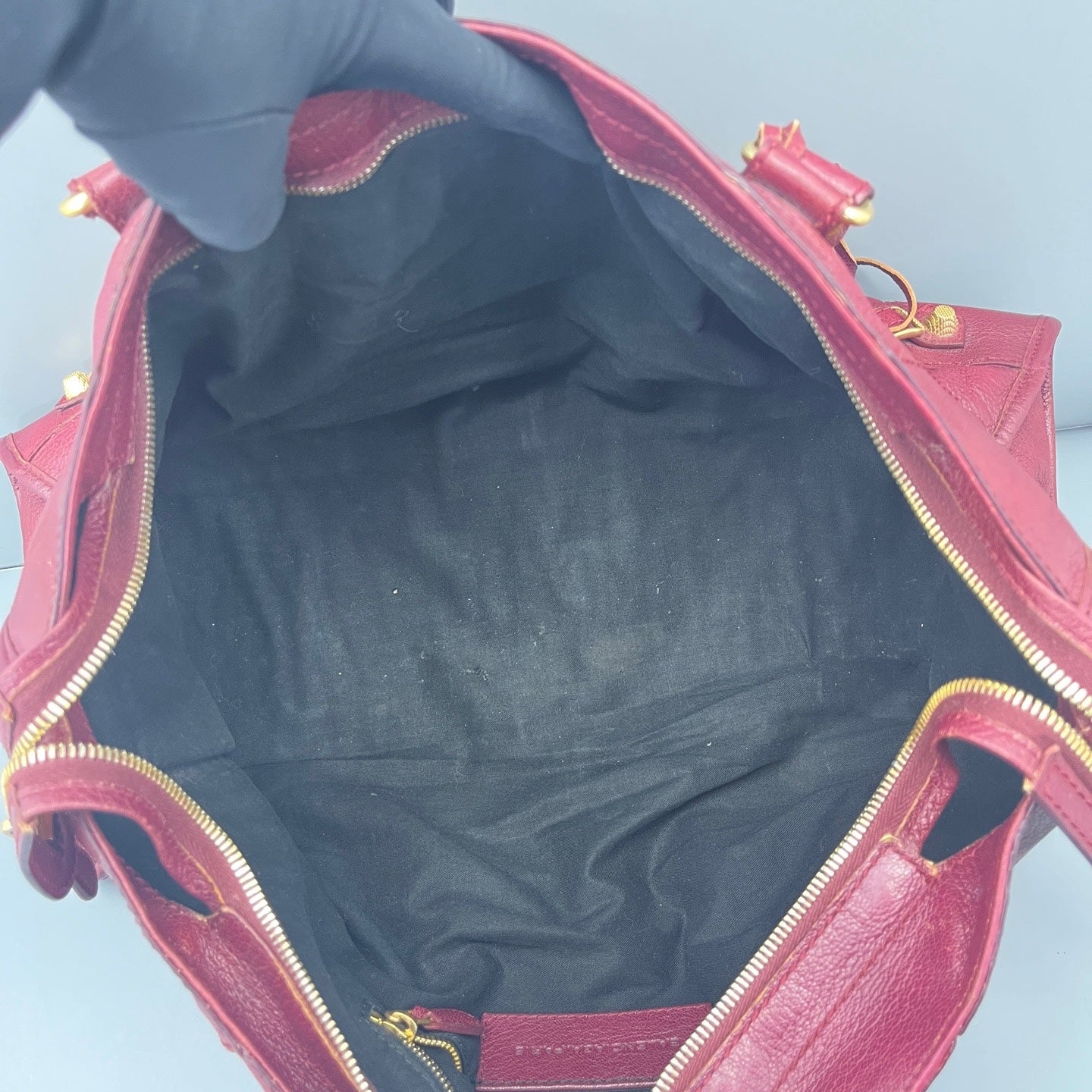 Balenciaga - Other - Leather - Burgundy - (large)
