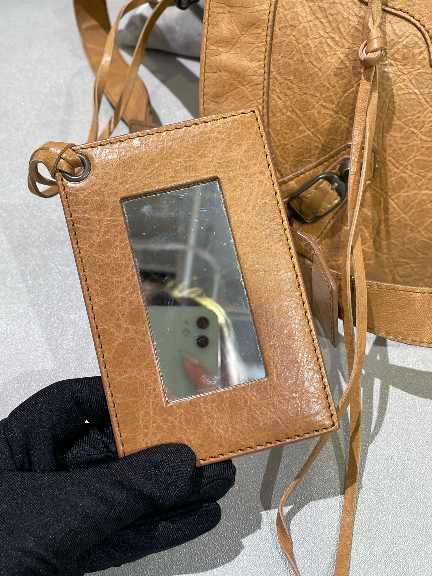Balenciaga - Other - Leather - Camel - (medium)