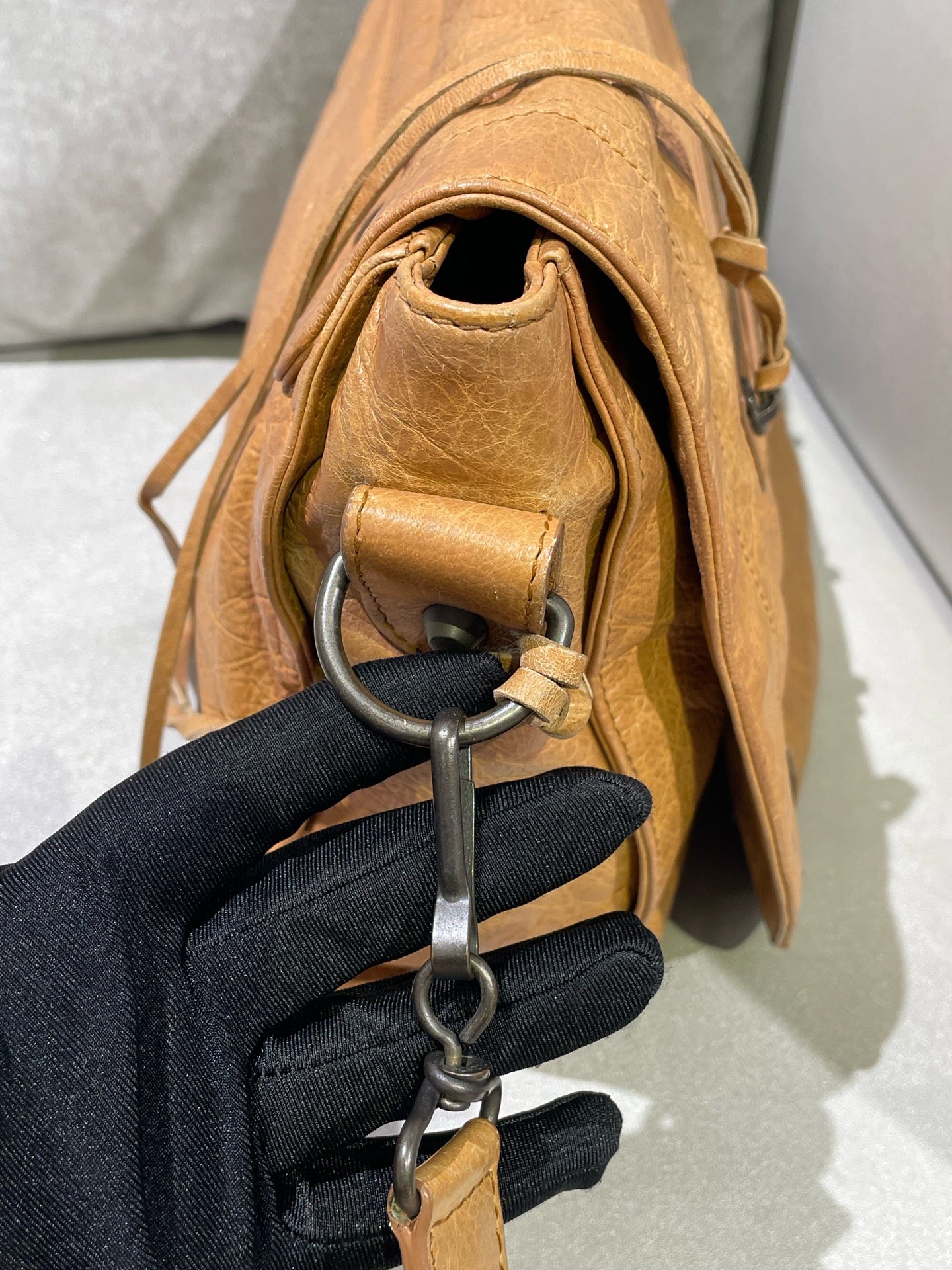Balenciaga - Other - Leather - Camel - (medium)