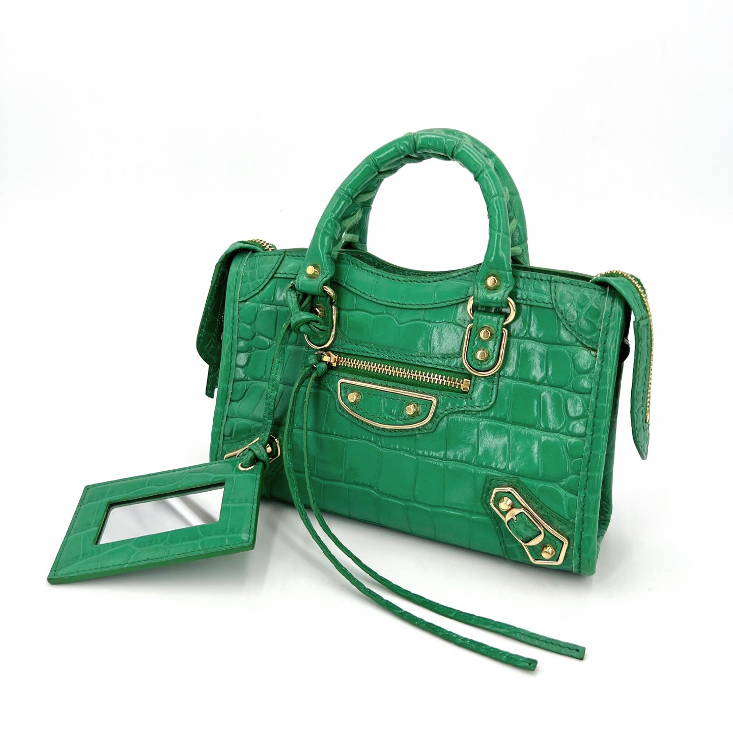 Balenciaga - Other - Leather - Green - (mini)