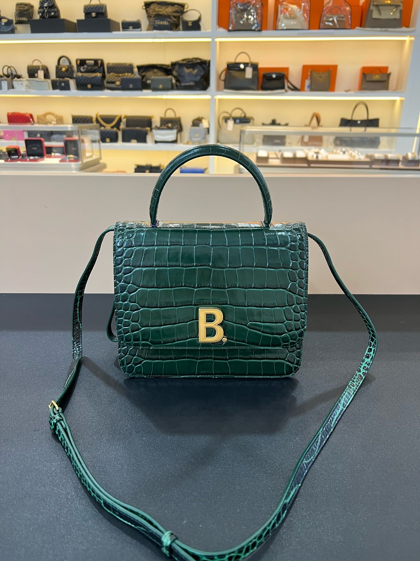 Balenciaga - Other - Leather - Green - (small)