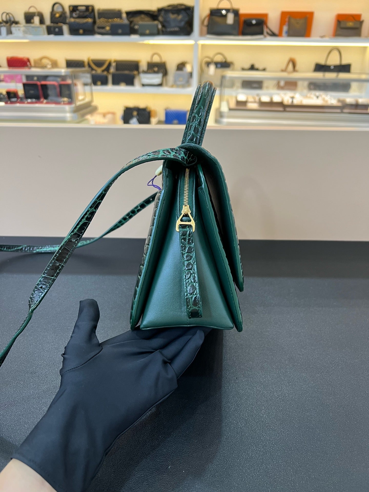 Balenciaga - Other - Leather - Green - (small)