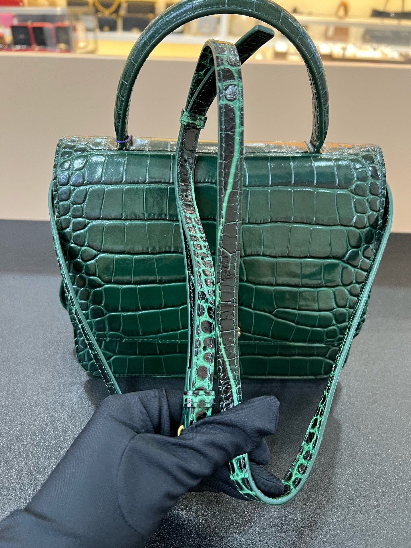 Balenciaga - Other - Leather - Green - (small)
