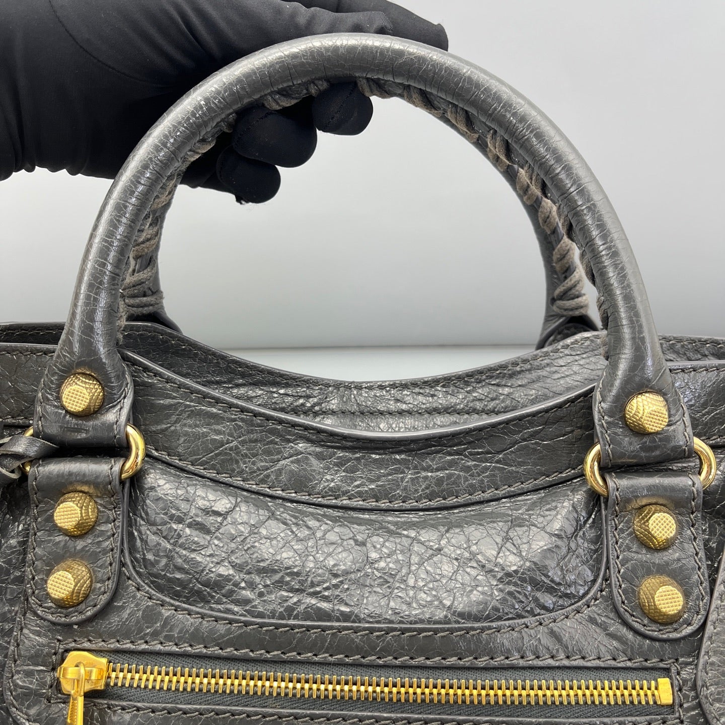 Balenciaga - Other - Leather - Grey - (large)
