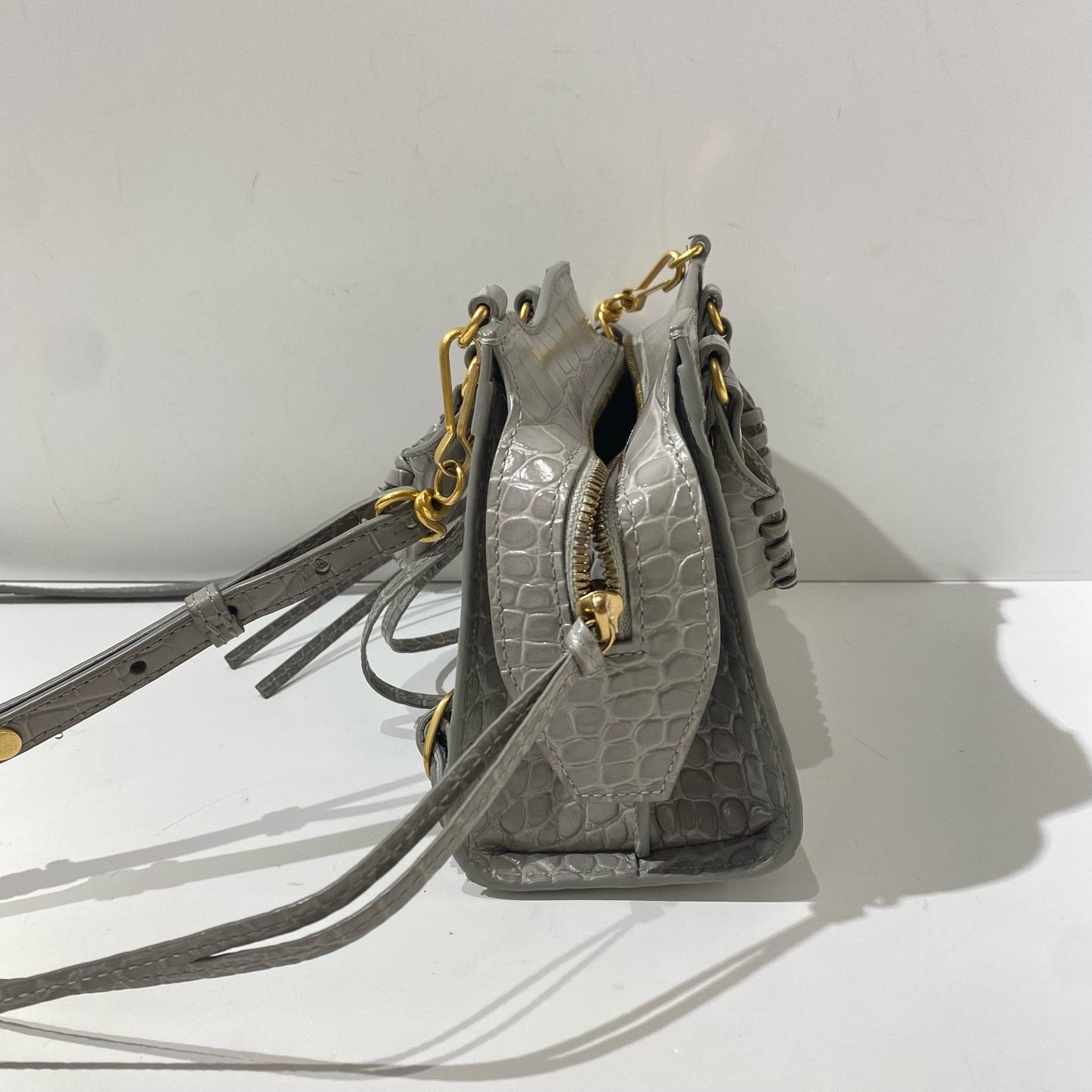 Balenciaga - Other - Leather - Grey - (mini)