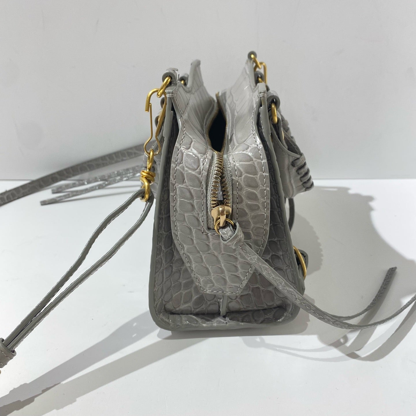 Balenciaga - Other - Leather - Grey - (mini)