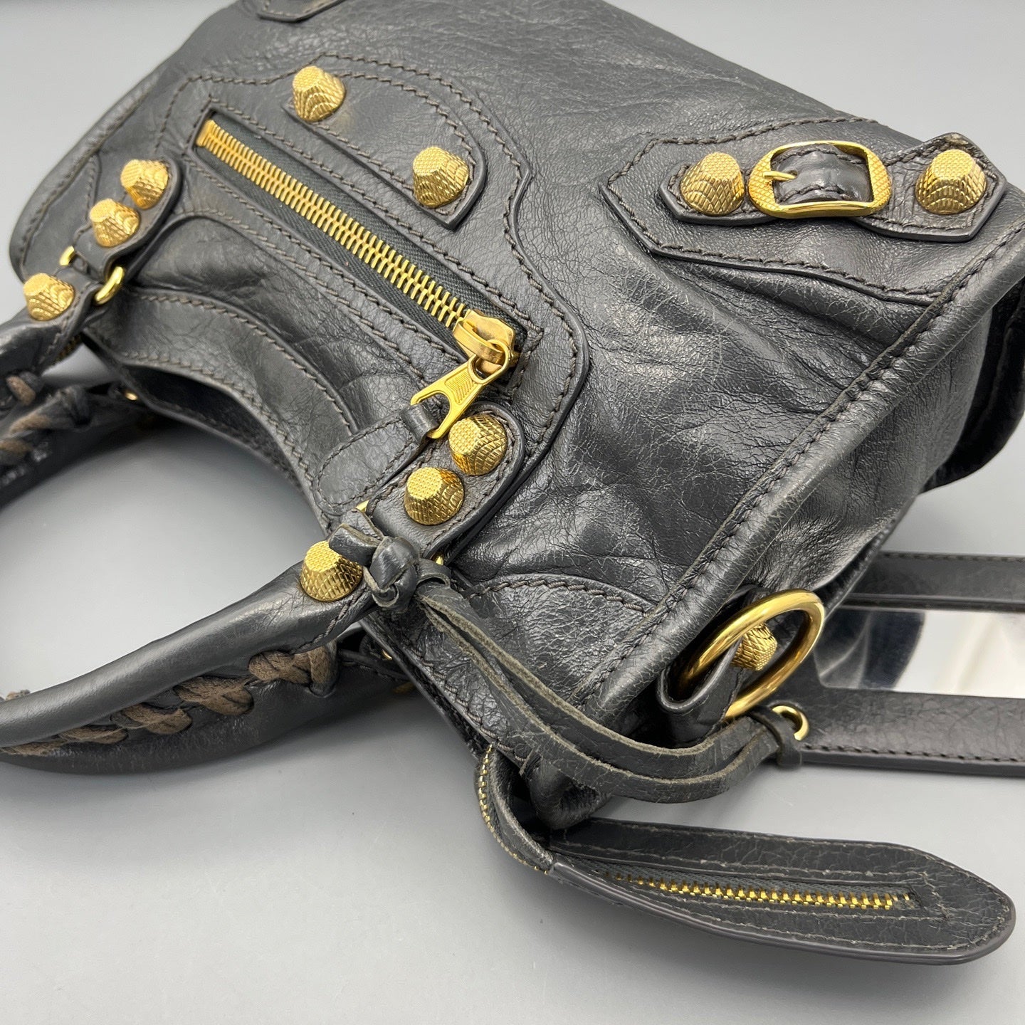 Balenciaga - Other - Leather - Grey - (mini)