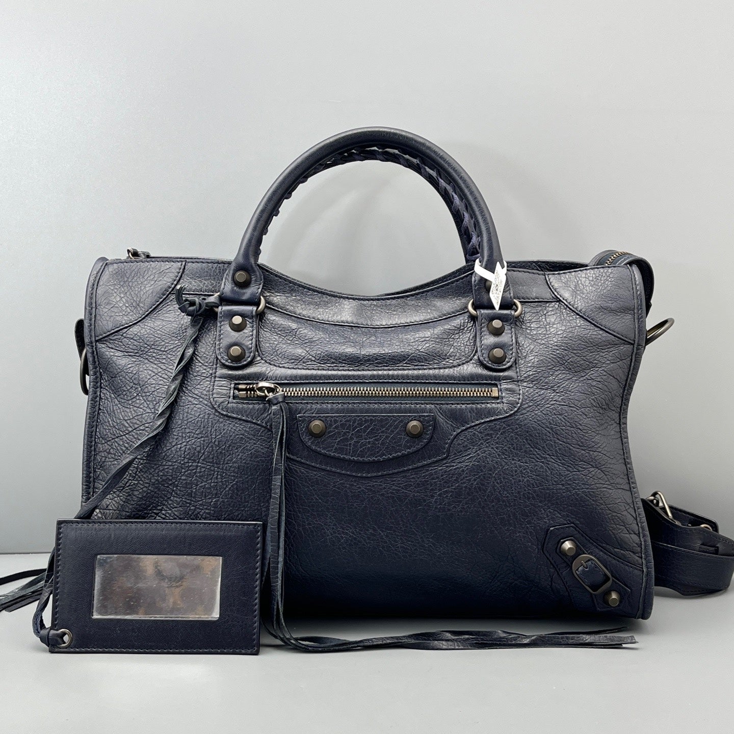 Balenciaga - Other - Leather - Navy - (large)