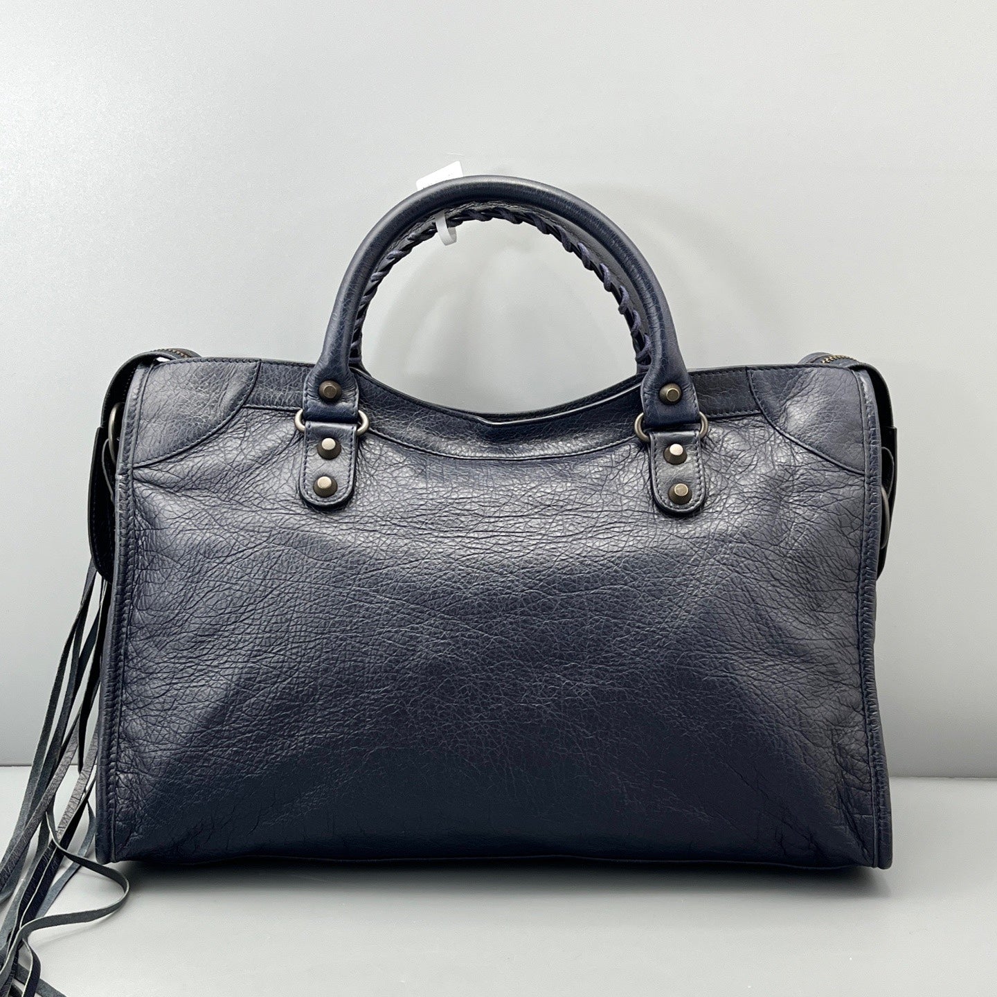 Balenciaga - Other - Leather - Navy - (large)