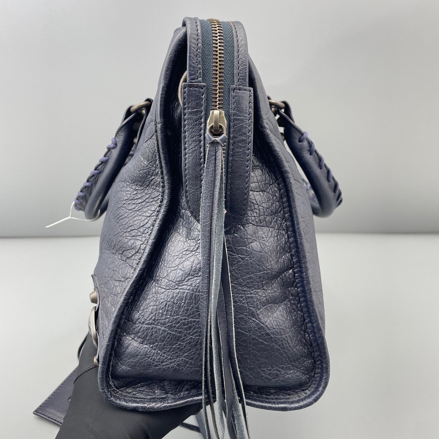 Balenciaga - Other - Leather - Navy - (large)