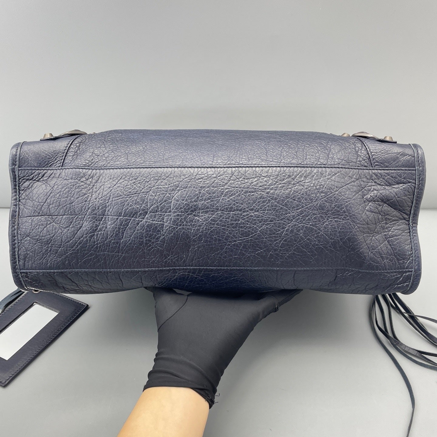 Balenciaga - Other - Leather - Navy - (large)