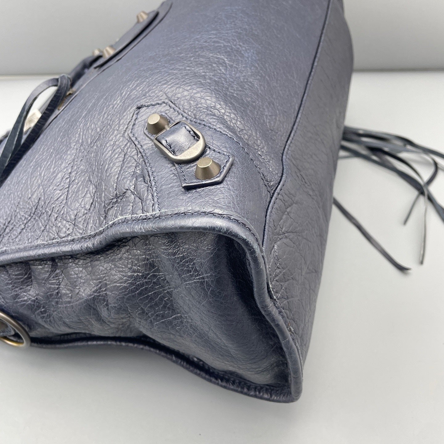 Balenciaga - Other - Leather - Navy - (large)