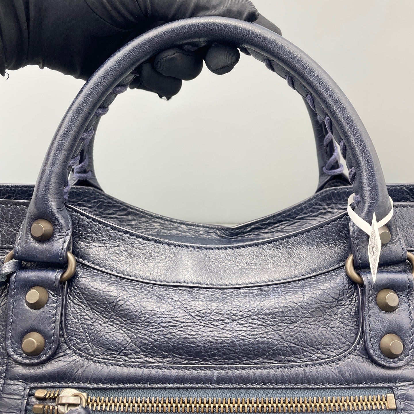 Balenciaga - Other - Leather - Navy - (large)