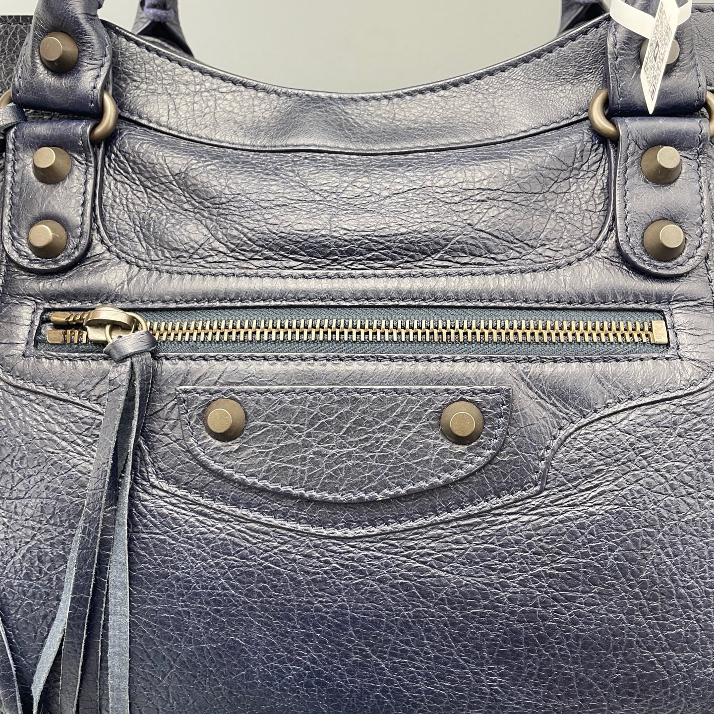 Balenciaga - Other - Leather - Navy - (large)