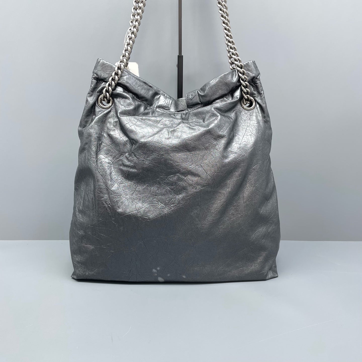 Balenciaga - Other - Leather - Silver - (large)