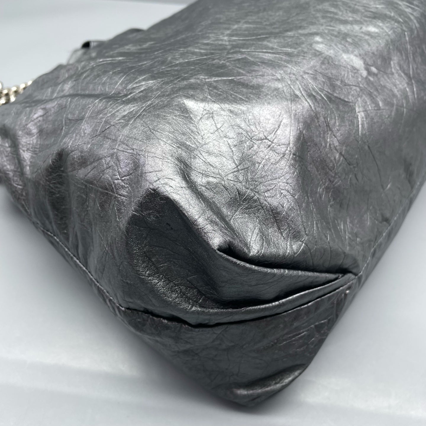 Balenciaga - Other - Leather - Silver - (large)