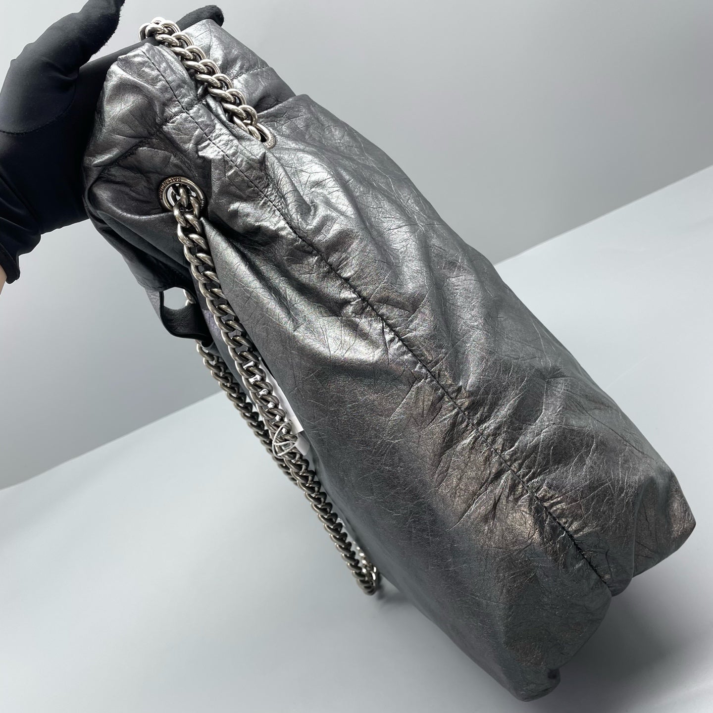 Balenciaga - Other - Leather - Silver - (large)