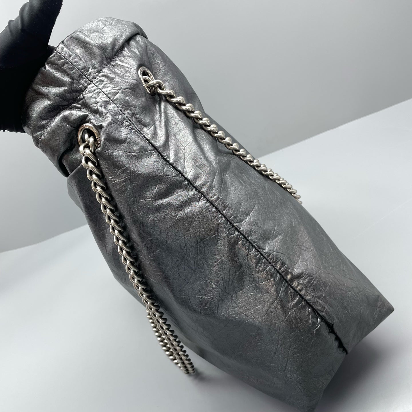 Balenciaga - Other - Leather - Silver - (large)