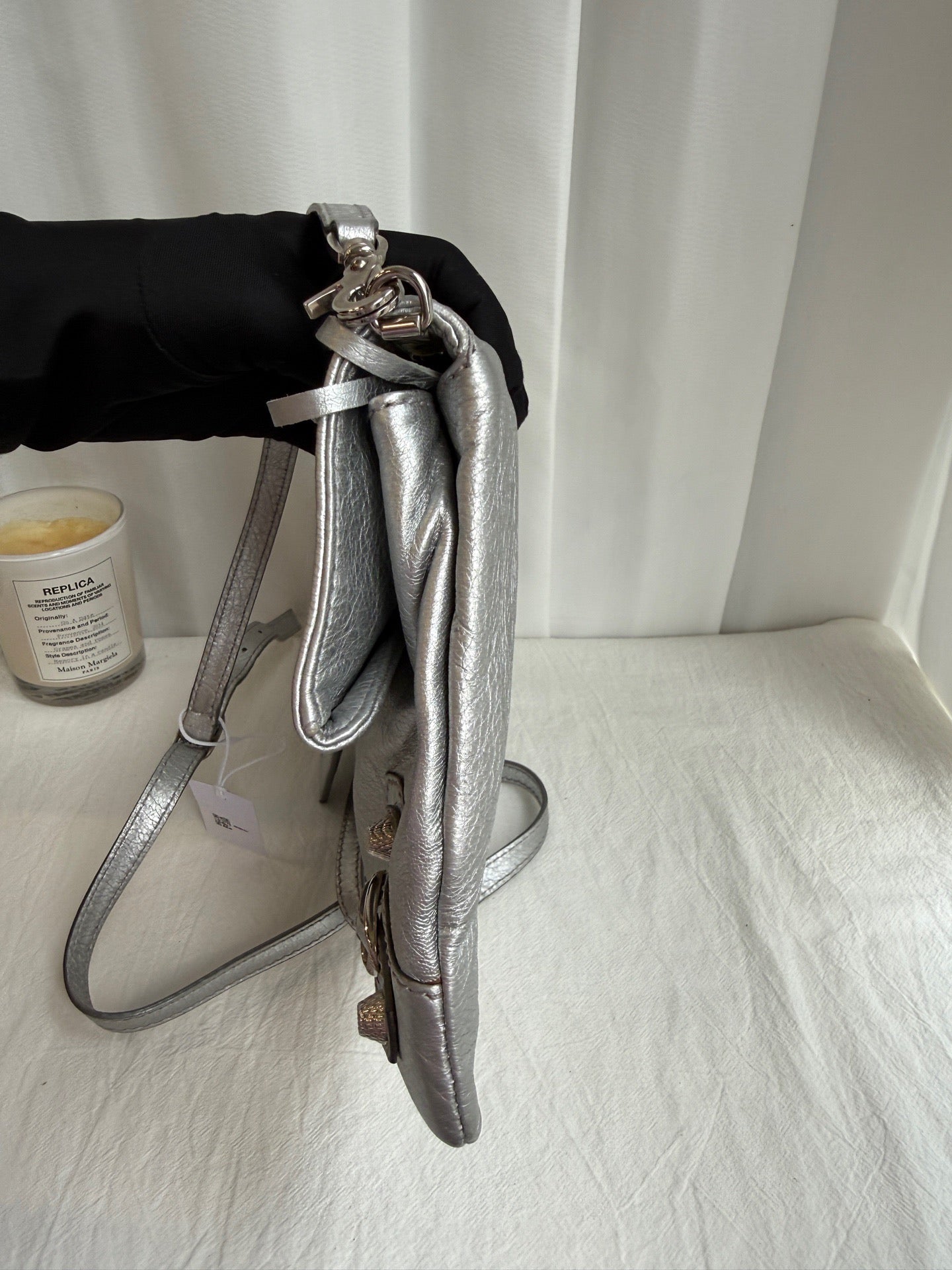 Balenciaga - Other - Leather - Silver - (medium)