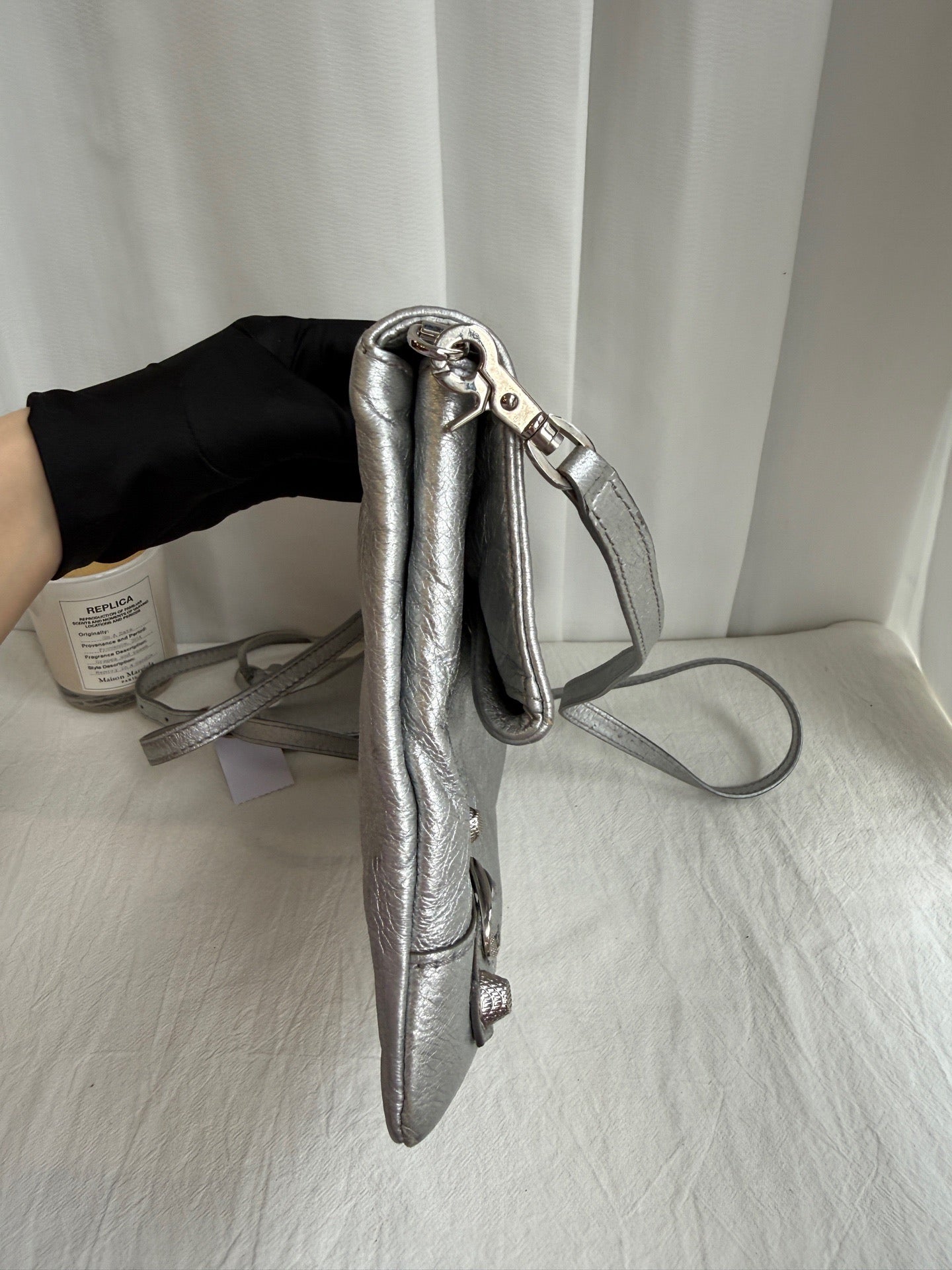 Balenciaga - Other - Leather - Silver - (medium)