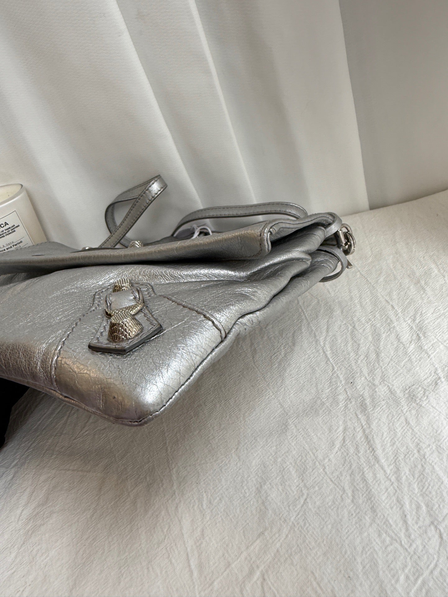 Balenciaga - Other - Leather - Silver - (medium)